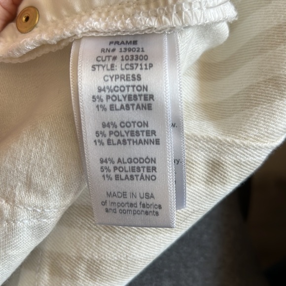 🔹 Frame Striped Le Cutoff Cuffed Short - Picture 6 of 6